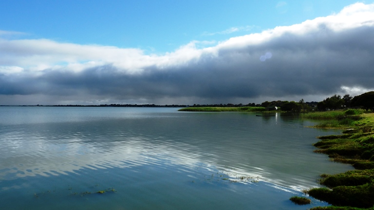 Morgen am Caravanpark Meningie